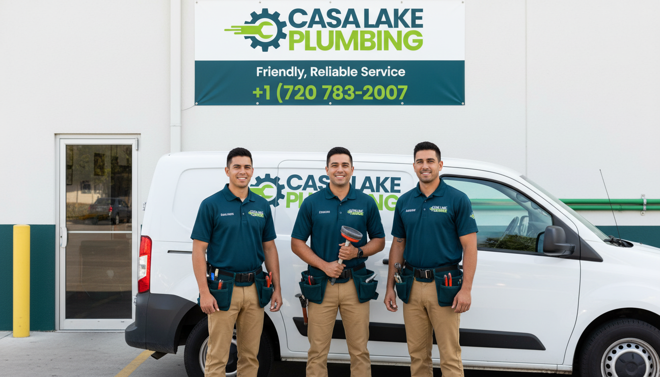 Casa Lake Plumbing Technicians and Service Van Friendly Reliable Plumbing Service in Lakewood CO