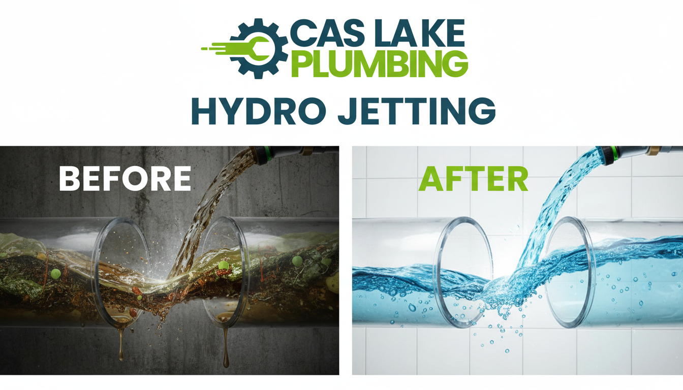 Before and After Hydro Jetting Drain and Sewer Line Cleaning in Lakewood CO by Casa Lake Plumbing